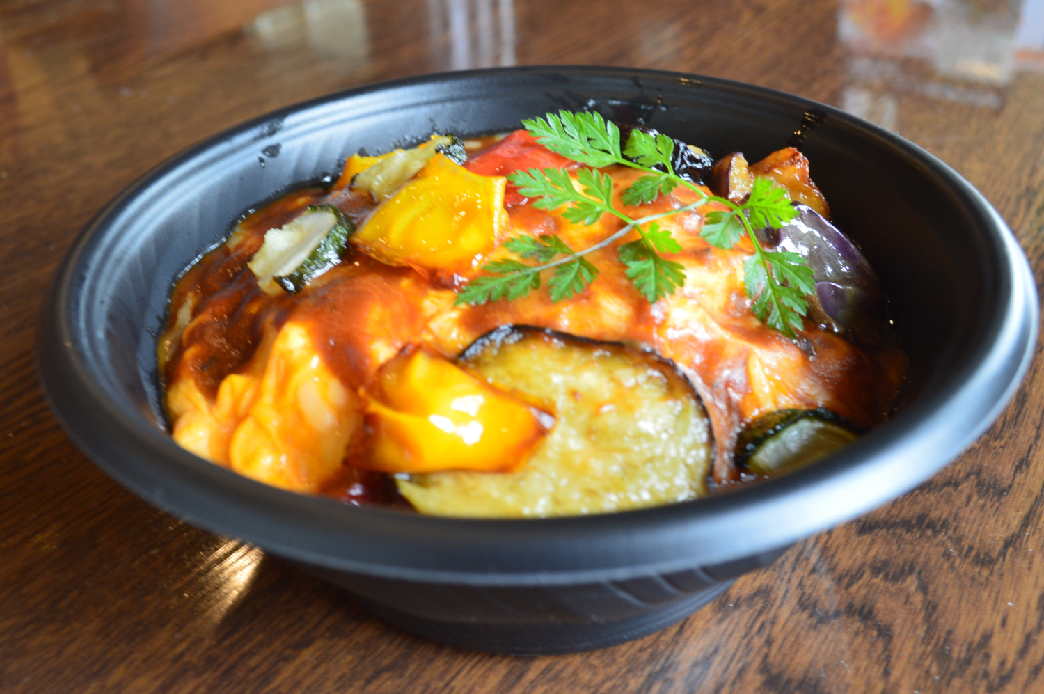 地球防衛軍　夏野菜デミカレーオムライス